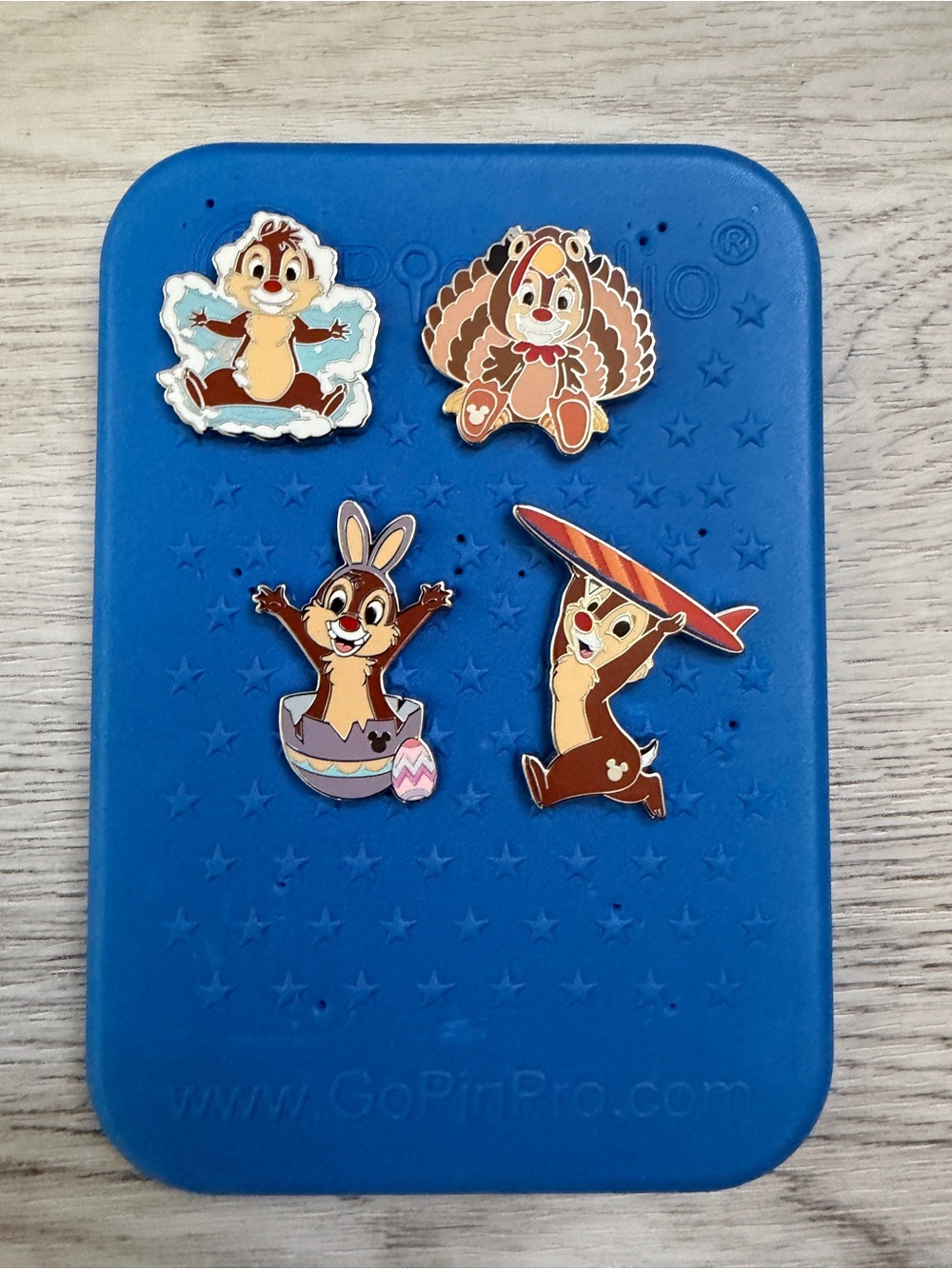 Disneyland 2026 Wave A Pins - Dale - Set of 4
